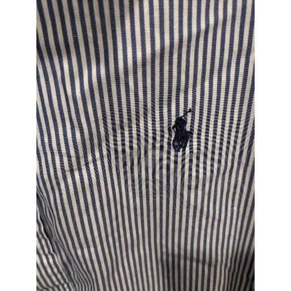 Ralph Lauren Mens XL 18 Plaid Button Down Shirt Long Sleeve Missing Top button - Picture 3 of 5